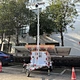 Solar Portable light tower trailers CcTV camera